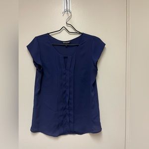 Express Women’s Small Blue Work Top